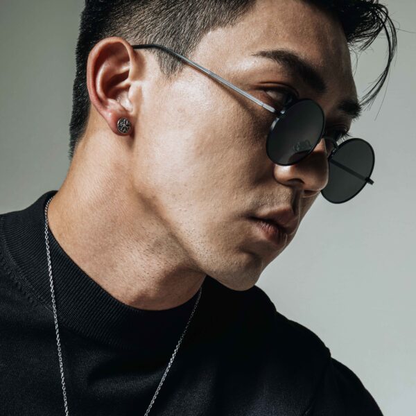 聖母玫瑰輪耳環