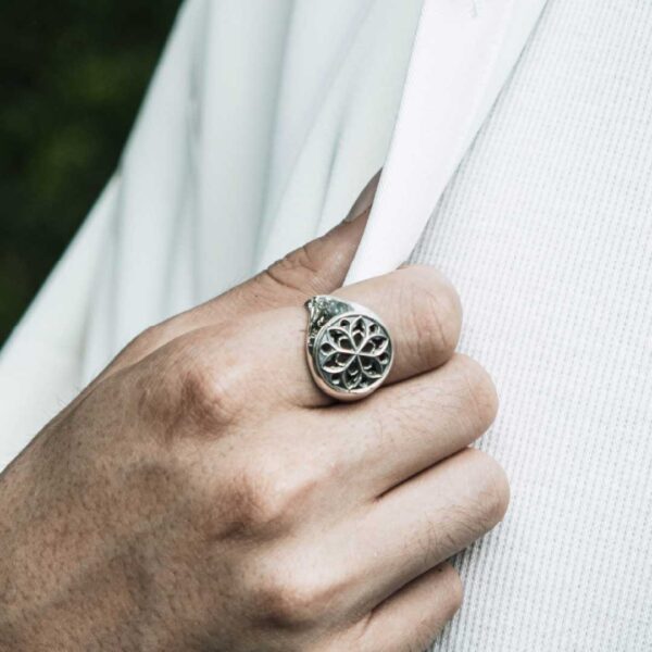 聖母玫瑰輪戒指